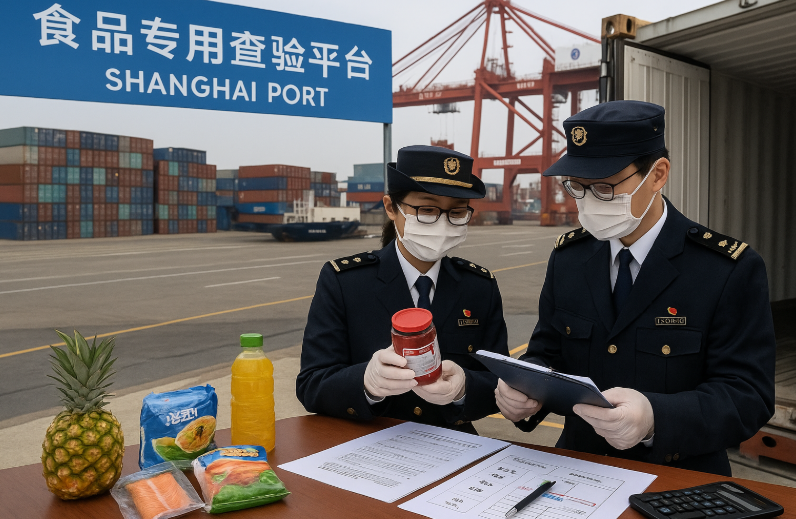 上海食品进口清关全流程解读:2025年代理选择与实操要点